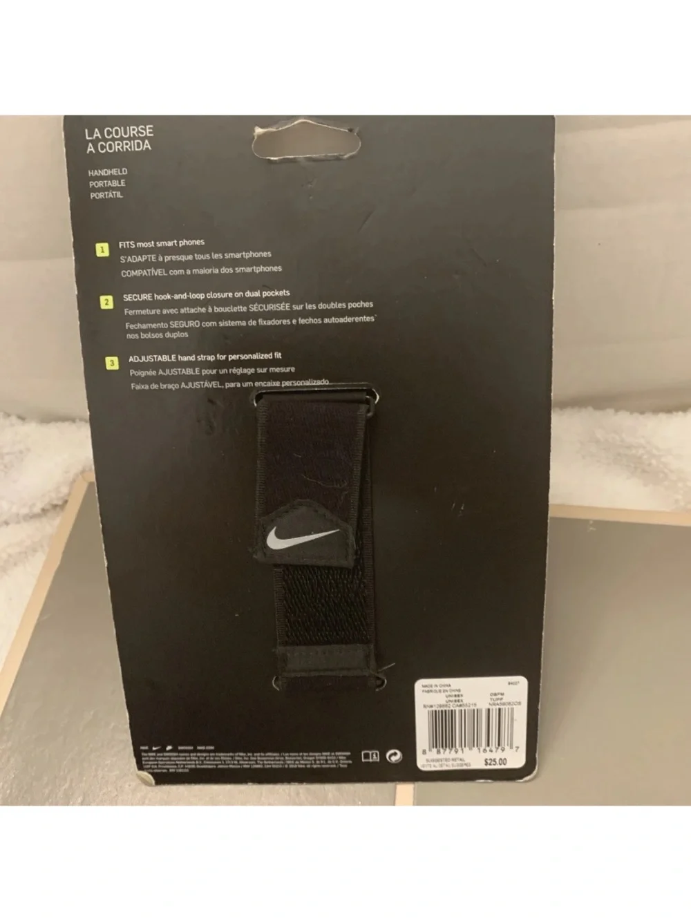 🦋🎯 Nike Running Equipment Handheld Phone Case Hand Strap Exercise Workout NWT